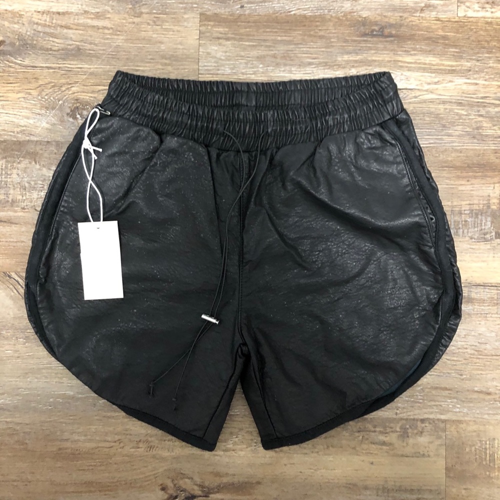**Brand New MNML Men’s Leather Boxing Shorts